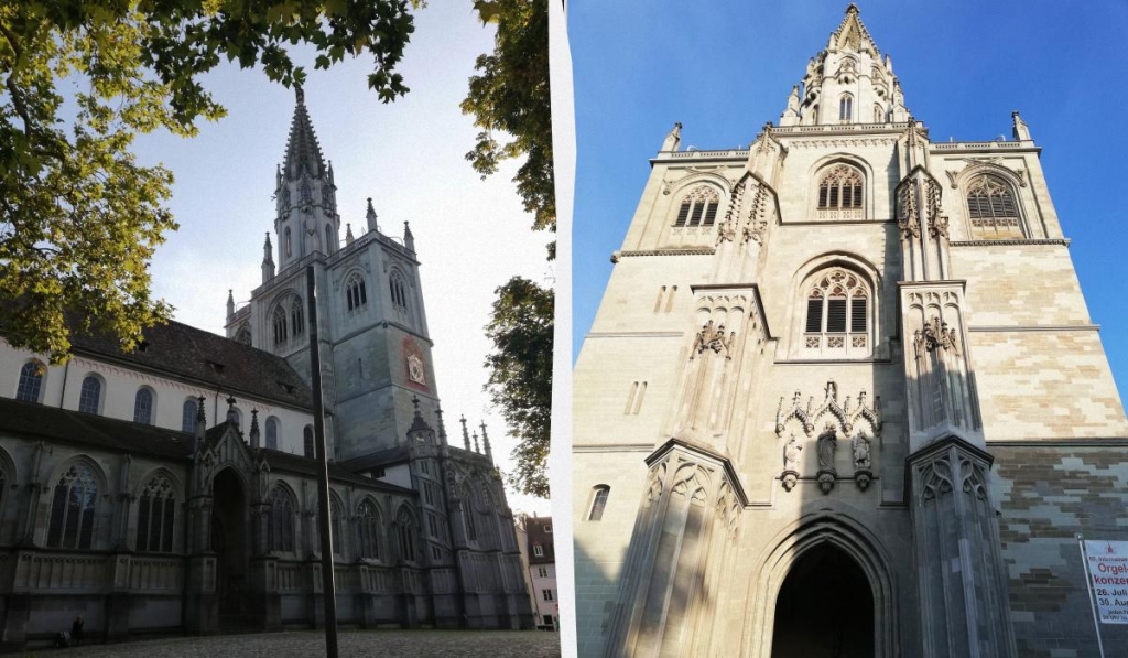 Констанц: німецьке місто з дивакуватими скульптурами на неосяжному Боденському озері 14 Кафедральний собор в Констанці / колаж