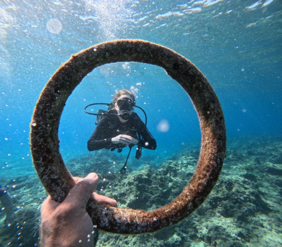 Сонячний Крит: тепле море та смак знаменитих грецьких оливок 1 Крит ідеально підходить для дайвінгу / фото автора