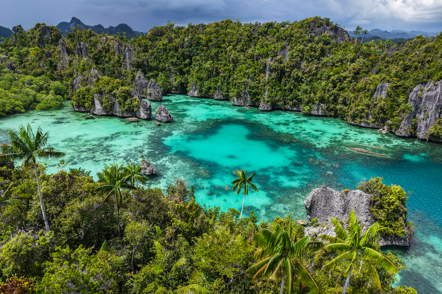 Підводний світ Місул Дайвер досліджує барвистий підводний світ Місул, Раджа Ампат