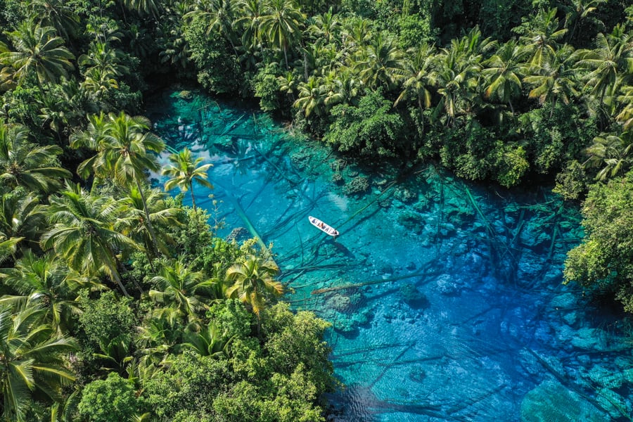 Paisu Pok Lake In Banggai: Bluest Lake In Indonesia Озеро Пайсу Пок у Банггаї: найблакитніше озеро в Індонезії 8
