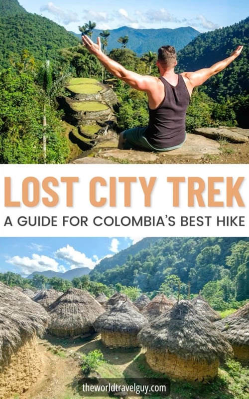 Шлях до Загубленого міста Стежка в колумбійських джунглях, частина трекінгу до Загубленого міста, Сьєрра-Невада де Санта-Марта.