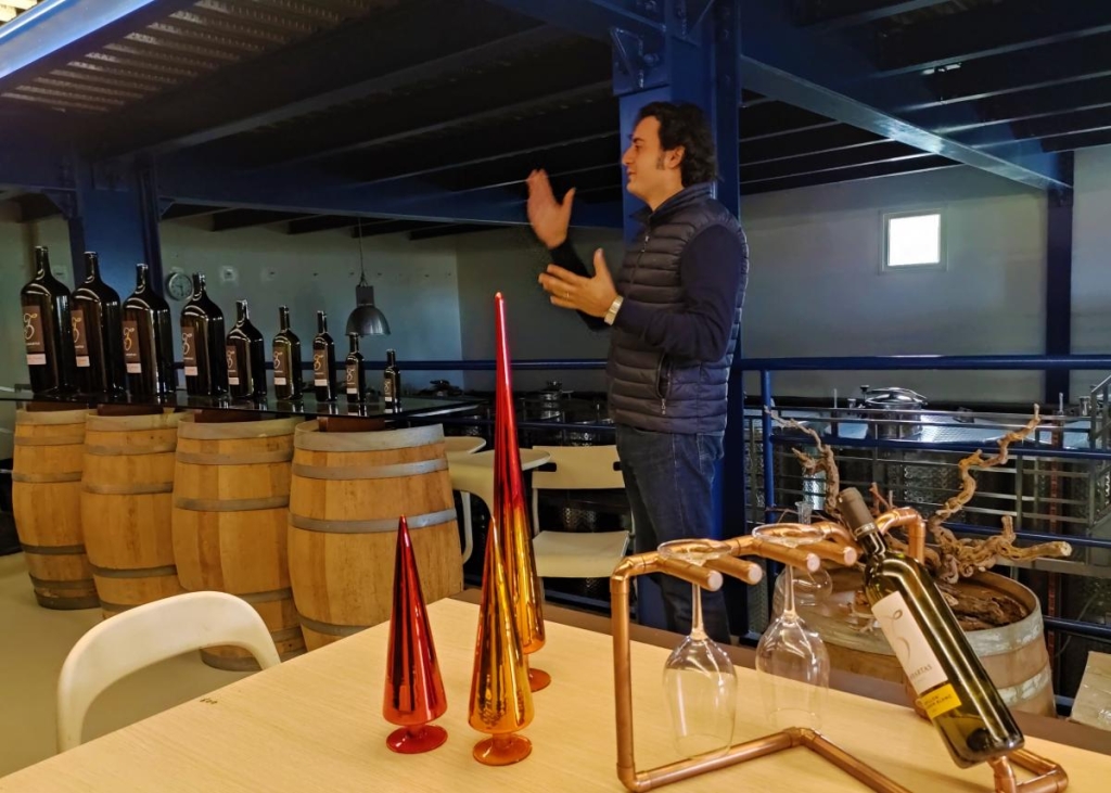 Чим дивує Кіпр взимку: різдвяні селища, прогулянки без палючого сонця і релакс в СПА 66 Маркос Замбартас з любов'ю розповідає про своє вино / фото Марина Григоренко