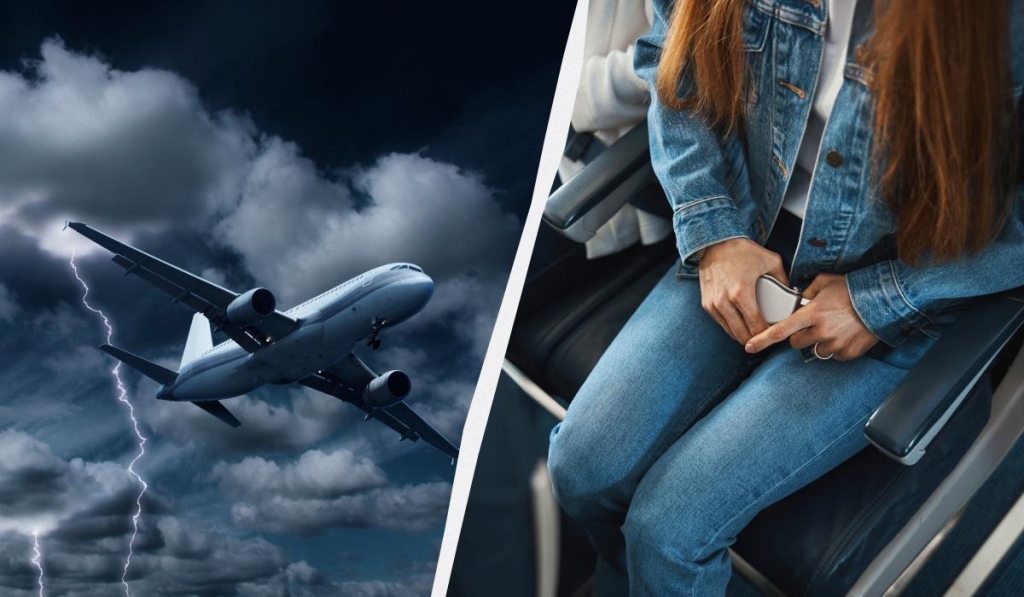 Досвідчена стюардеса назвала три золоті правила виживання під час турбулентності 1 Пасажирам рекомендують завжди бути пристебнутими пасками безпеки / колаж ТА