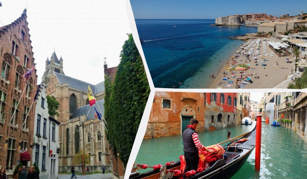 Досвідчений мандрівник назвав три популярні міста в Європі, яких варто уникати 1 Венеція, Брюгге і Дубровник страждають від навали туристів / колаж ТА