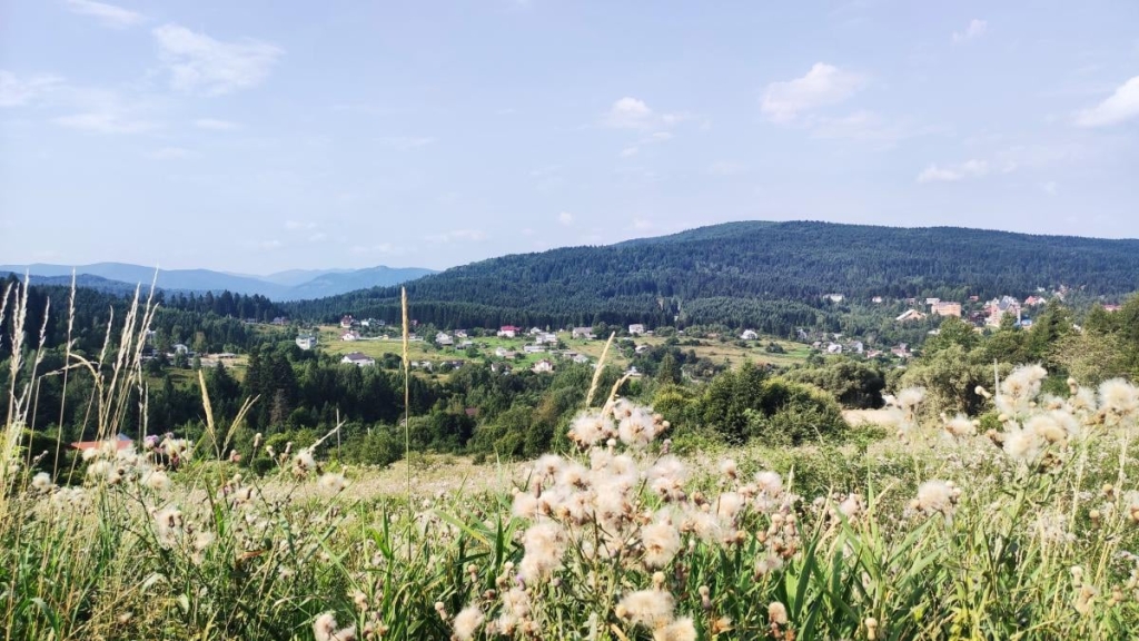 Ямельницькі скелі: блукаючи непрохідними стежками УПА 25 Краєвид на Східницю / фото Марина Григоренко