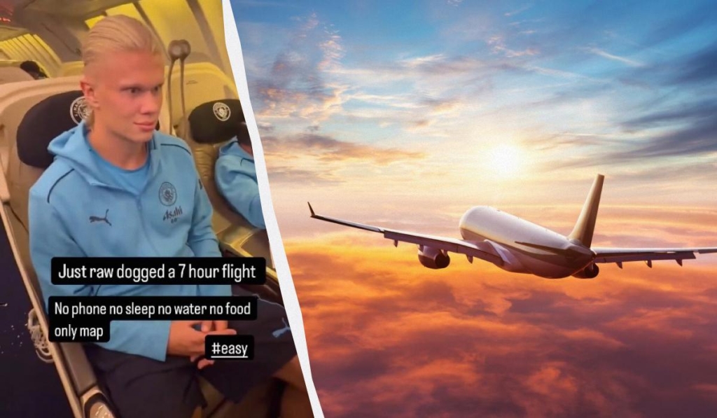 Може вбити: експерти попередили про небезпеку популярного дивного тренду під час авіаперельотів 1 Зірка "Мансіті" Ерлінг Голанд також долучився до цього дивного тренду / колаж ТА