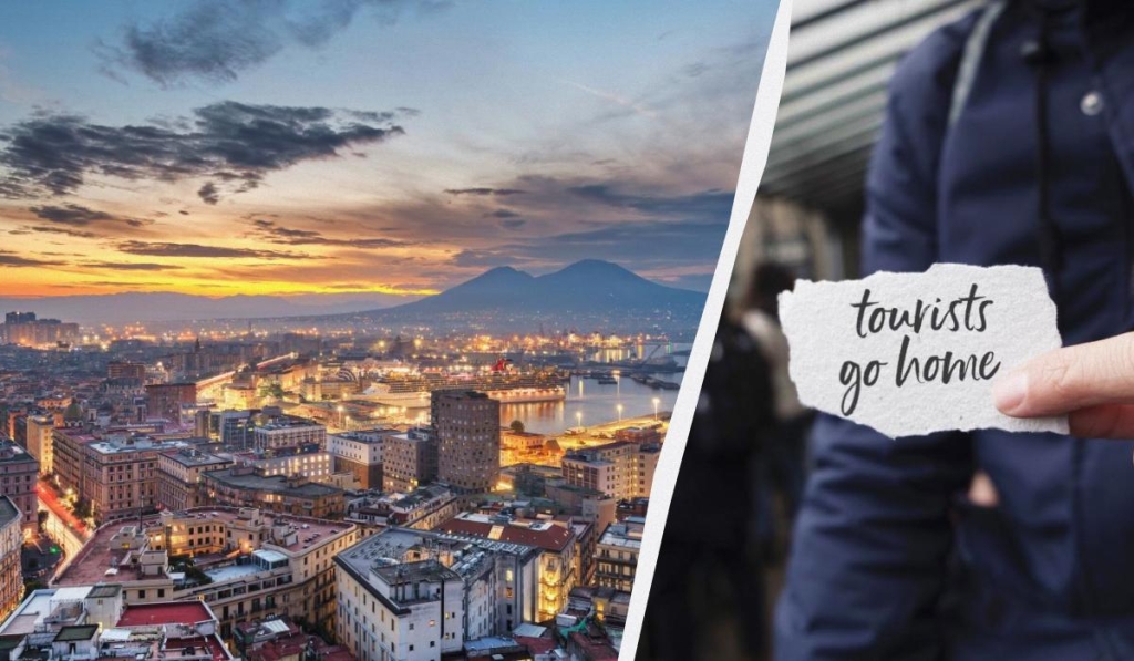 Надмірний туризм спустошує міста Італії, – Politico 1 Жителі Неаполя страждають через туристів / колаж ТА
