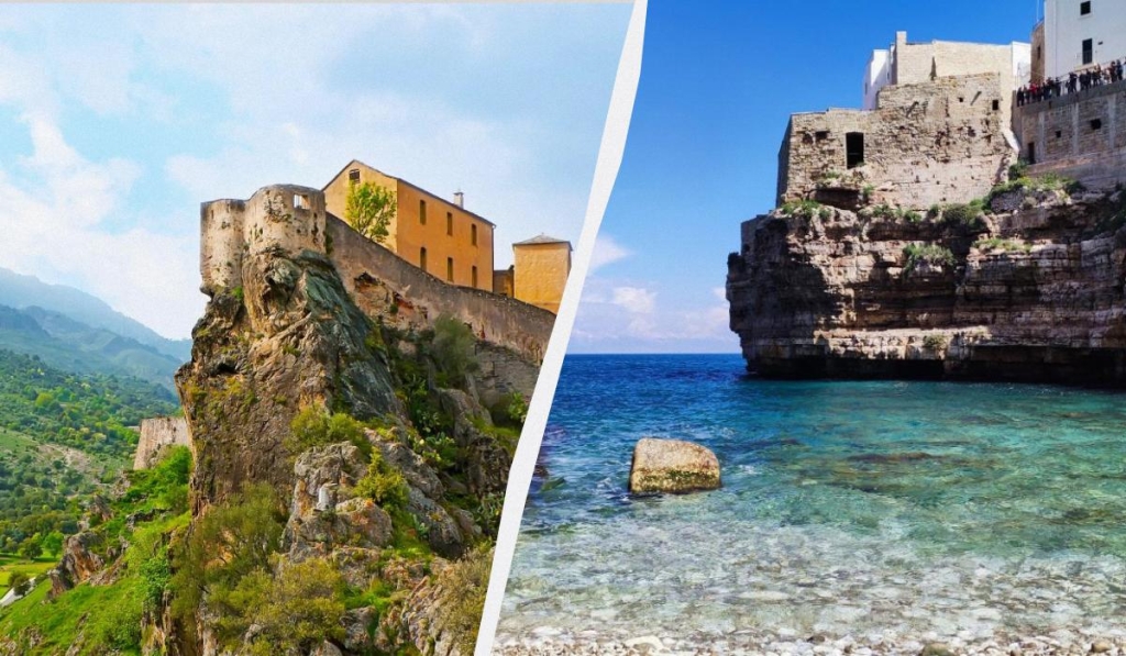 Натовпи пішли, сонце залишилося: шість туристичних хітів, які варто відвідати восени 1 Французька Корсика та італійська Апулія чудово підходять для осіннього відпочинку / колаж ТА