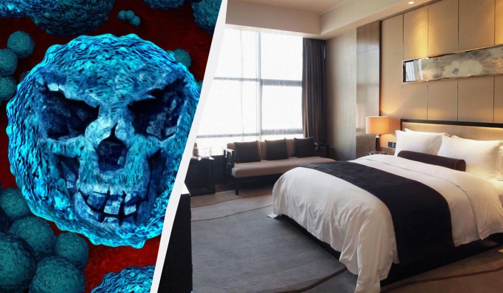 Розсадник стаффілококів і клопів: названі найбрудніші предмети в готельних номерах 1 Постільні покривала в готелях зазвичай стираються тільки раз на місяць / Колаж ТА