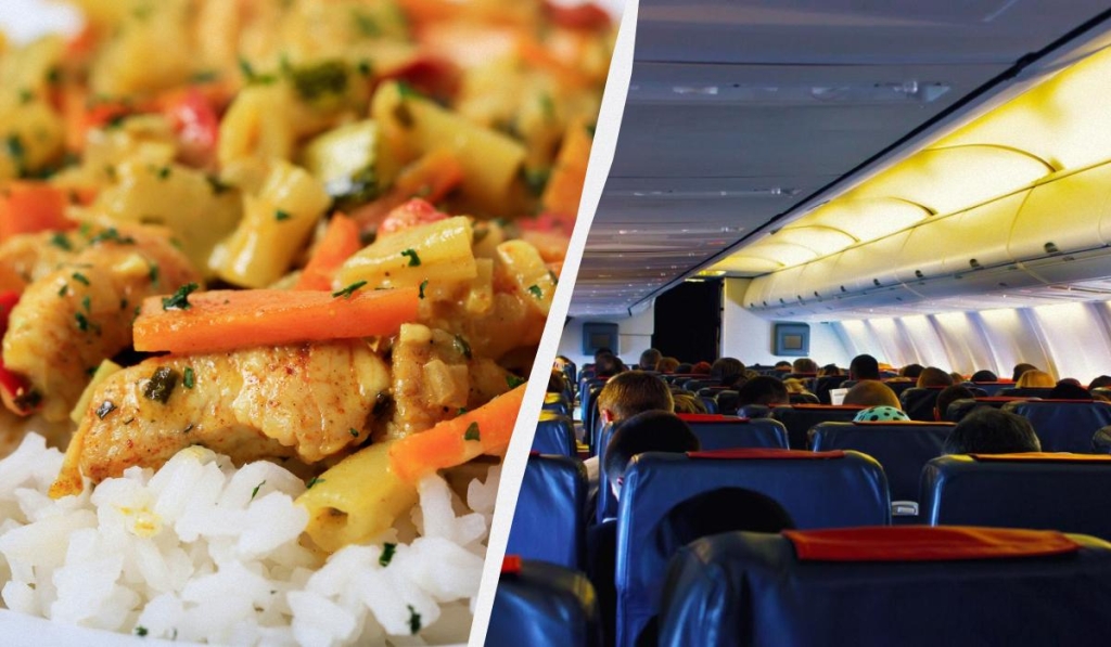 Щоб було смачно: експерт розповів, яку їжу варто замовляти в літаку 1 Експерт радить замовляти в літаку індійську їжу / колаж ТА
