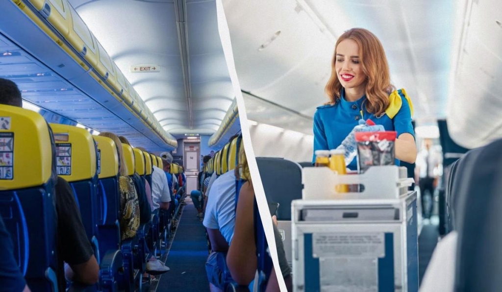 Стюардеса розповіла про "копійчану дрібницю", без якої не можна сідати на борт літака 1 У літак краще не сідати без засобів для дезінфекції / колаж ТА