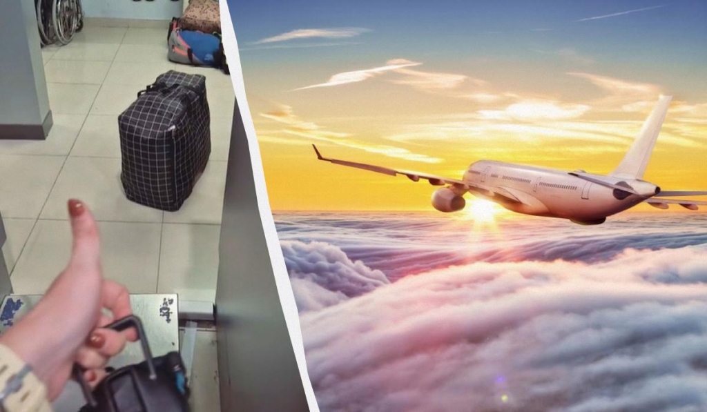 Туристам із рюкзаками розповіли про геніальний спосіб заощадити на оплаті багажу 1 Туристка придумала, як заощадити на багажі за допомогою сумки для білизни / колаж ТА