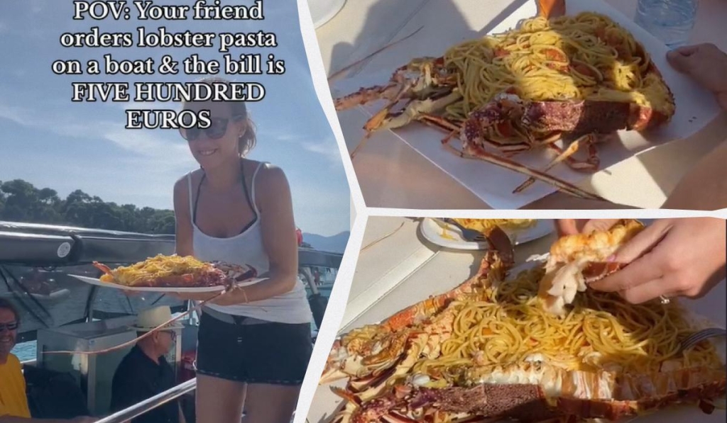 Туристи під час морської прогулянки отримали рахунок на 500 євро через просту помилку 1 Туристки змушені були викласти півтисячі євро за пасту з омарами / Колаж ТА