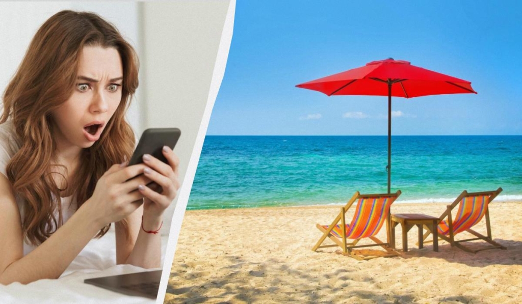 Туристів закликали бути уважними зі своїми телефонами на пляжах цього тижня 1 Смартфонам на пляжі загрожують три небезпеки / колаж ТА
