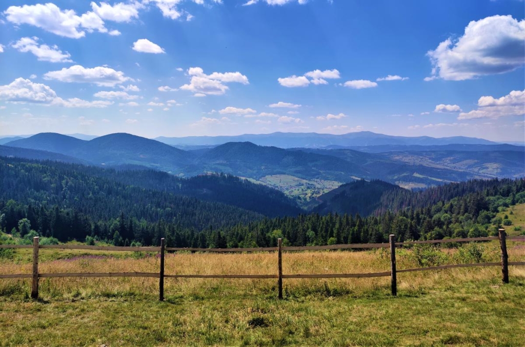 Відновлення сил в Карпатах: найкращі пішохідні маршрути у Славському 14 Краєвиди з Високого Верху / фото Марина Григоренко