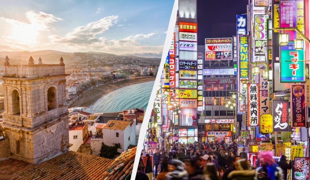 Відпустка у вересні: названо вісім прекрасних місць, де тепло на початку осені 1 Валенсія і Токіо чудово підходять для відвідування у вересні / колаж ТА