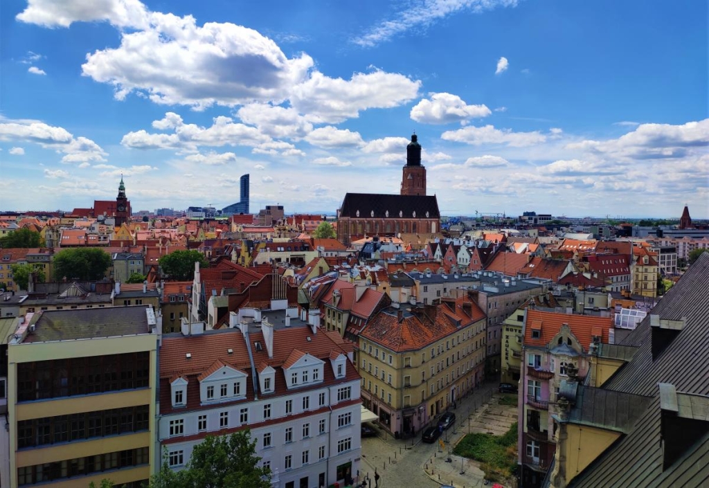 Вроцлав: суміш тисячолітньої історії та молодіжного вайбу 9 Оглядовий майданчик на даху будівлі університету / фото Марина Григоренко