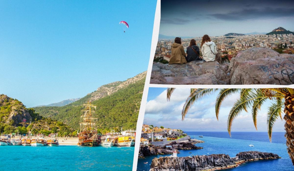 Встигнути на море: названо три пляжні напрямки в Європі, де тепло у жовтні 1 Даламан, Афіни і Майдера – прекрасний вибір для відпочинку в жовтні / колаж ТА