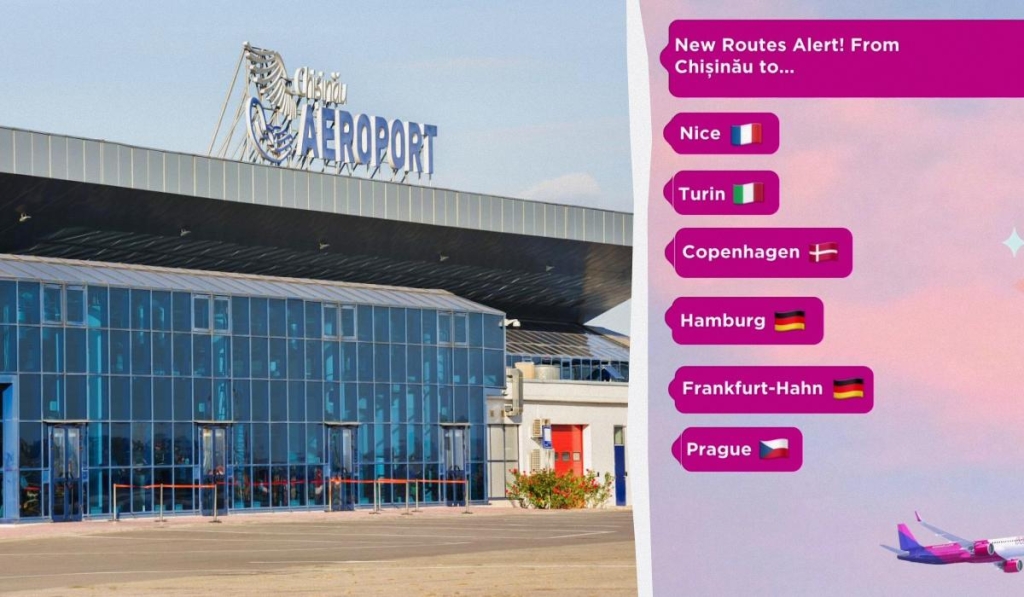Wizz Air запускає ще шість нових маршрутів з Кишинева 1 Wizz Air запускає нові рейси з Кишинева / колаж ТА