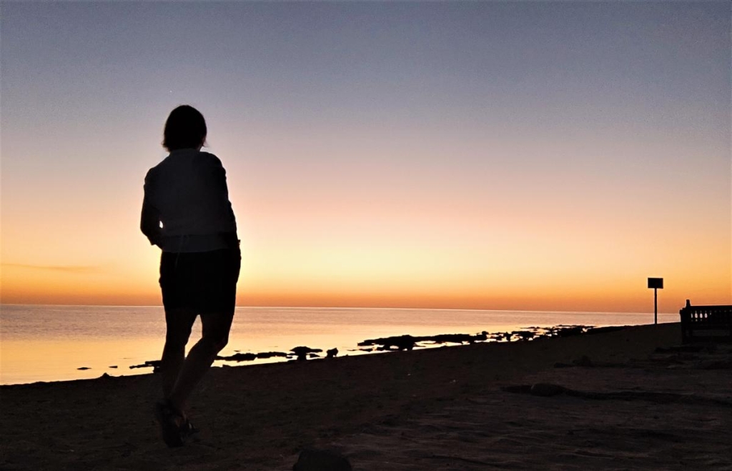 Єгипет влітку? Та ще й без росіян? Тоді вам в Марса-Алам! 25 Світанки на пляжі біля готелю Hilton Marsa Alam просто неймовірні / фото Марина Григоренко