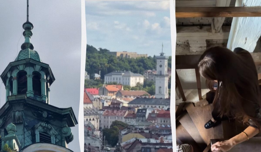 З висоти 40 метрів: у Львові з'явиться ще один оглядовий майданчик 1 Туристи зможуть піднятися на вежу Львівського органного залу / колаж ТА