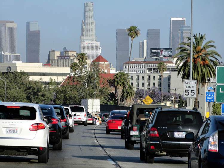 Лос-Анджелес 2026 Детальний знімок сучасної архітектури Лос-Анджелеса 2026 року з новими будівлями та інфраструктурою.