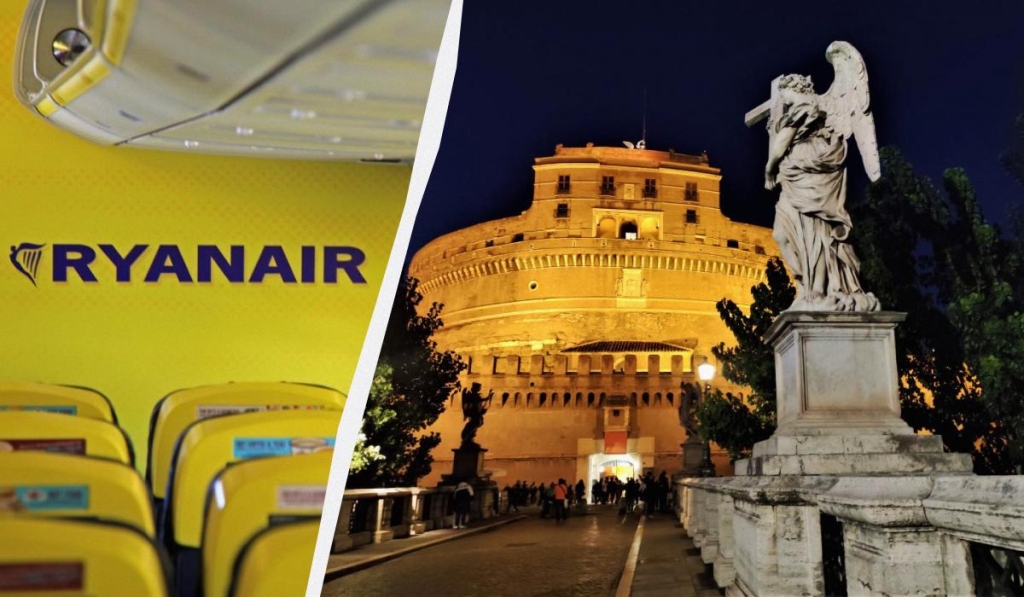 Ryanair виводить із Рима один літак: як це вплине на пасажирів 1 Ryanair буде менше літати до Риму / колаж ТА