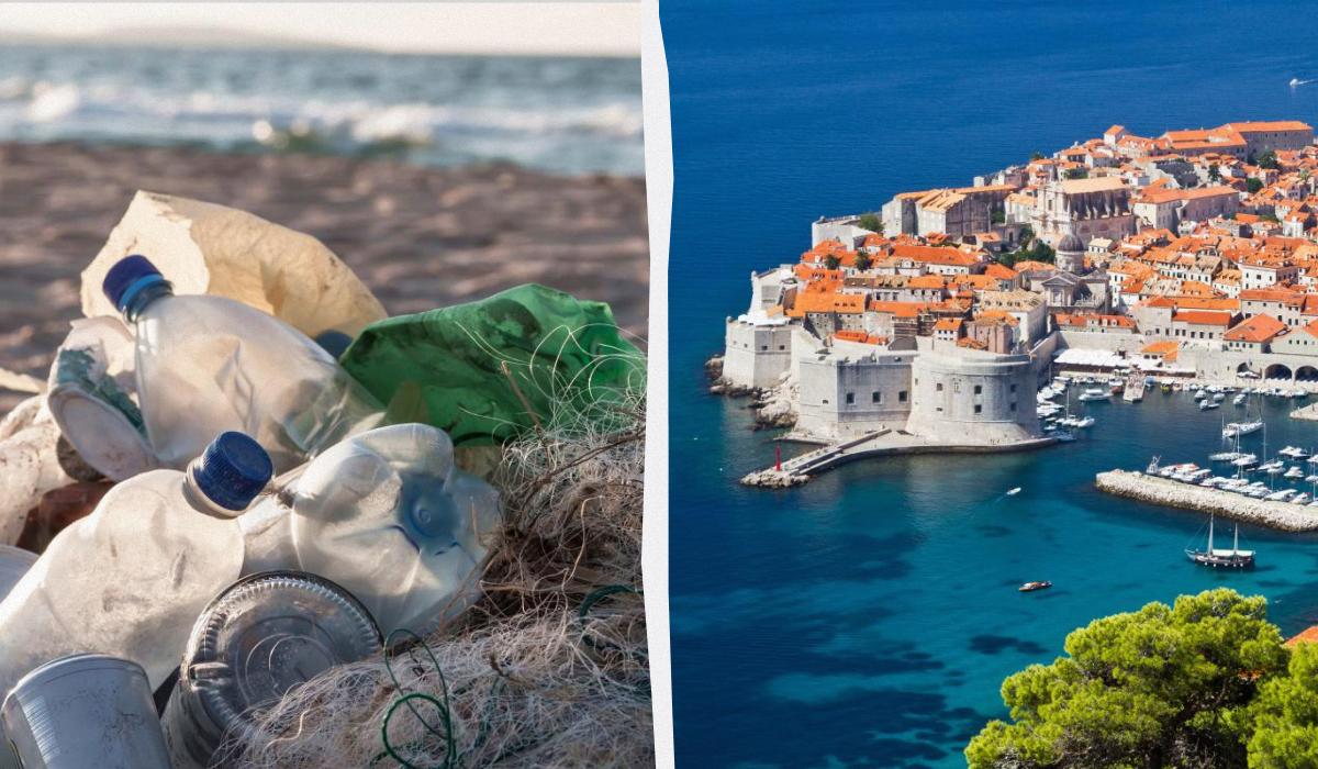 Хорватський Дубровник потопає в горах сміття – в усьому звинувачують сусідів 1 У Дубровник прибиває сміття з Албанії / колаж ТА