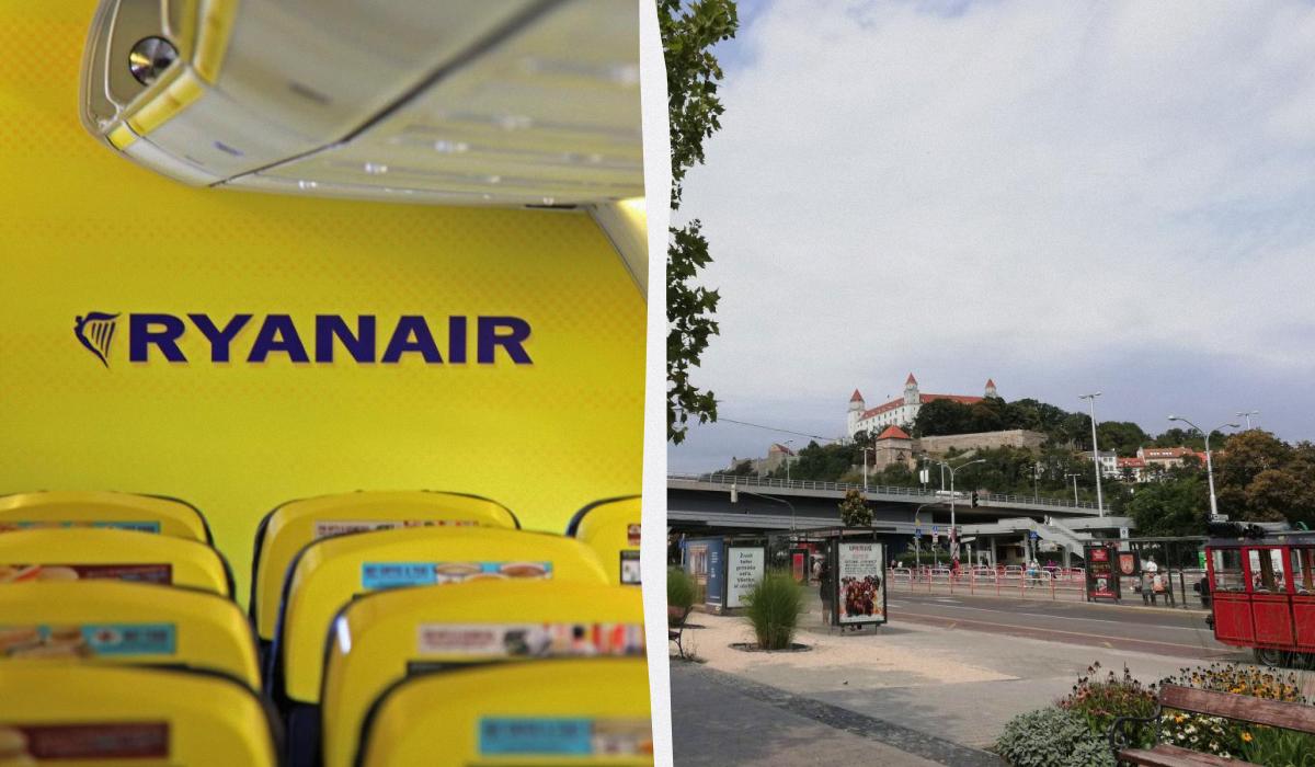 Ryanair додає одразу 10 нових маршрутів зі столиці країни-сусідки України 1 Ryanair додає 10 нових маршрутів із Братислави / колаж ТА