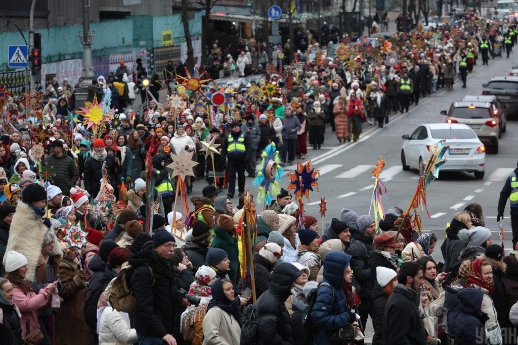 У Києві пройшла Різдвяна хода, присвячена захисникам України (фото) 25 У Києві пройшла Різдвяна хода, присвячена захисникам України (фото)