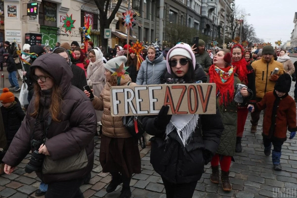 У Києві пройшла Різдвяна хода, присвячена захисникам України (фото) 7 У Києві пройшла Різдвяна хода, присвячена захисникам України (фото)