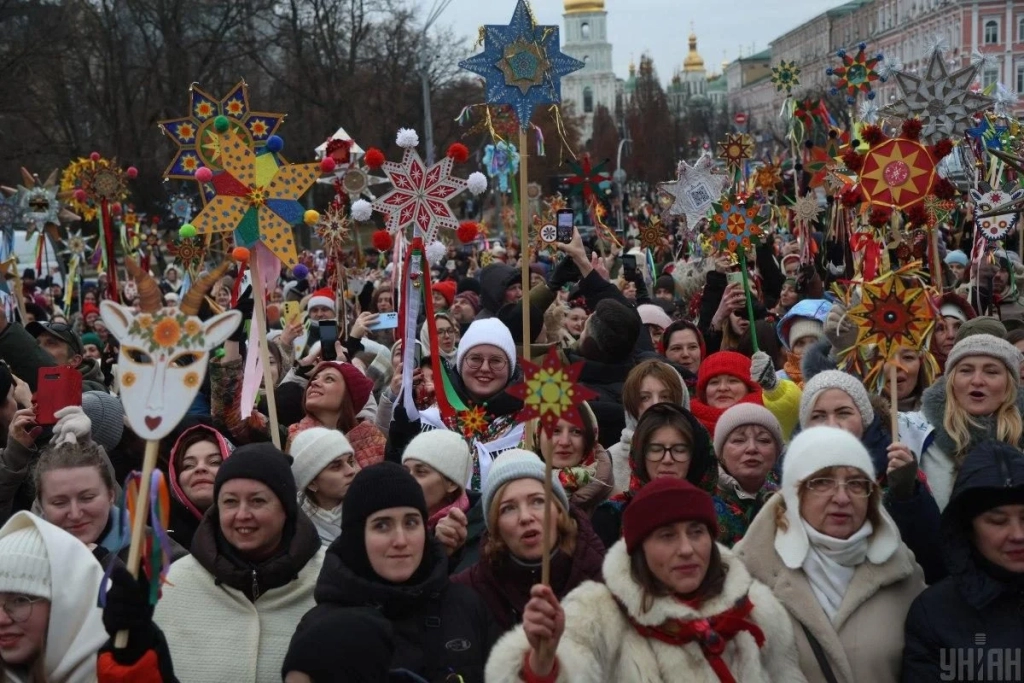 У Києві пройшла Різдвяна хода, присвячена захисникам України (фото) 2 У Києві пройшла Різдвяна хода, присвячена захисникам України (фото)