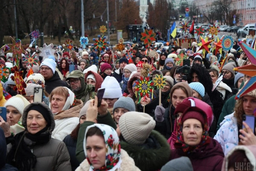 У Києві пройшла Різдвяна хода, присвячена захисникам України (фото) 39 У Києві пройшла Різдвяна хода, присвячена захисникам України (фото)