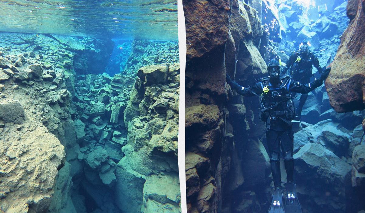 На Землі є місце, де можна поплавати у тріщіні між двома тектонічними плитами 1 З