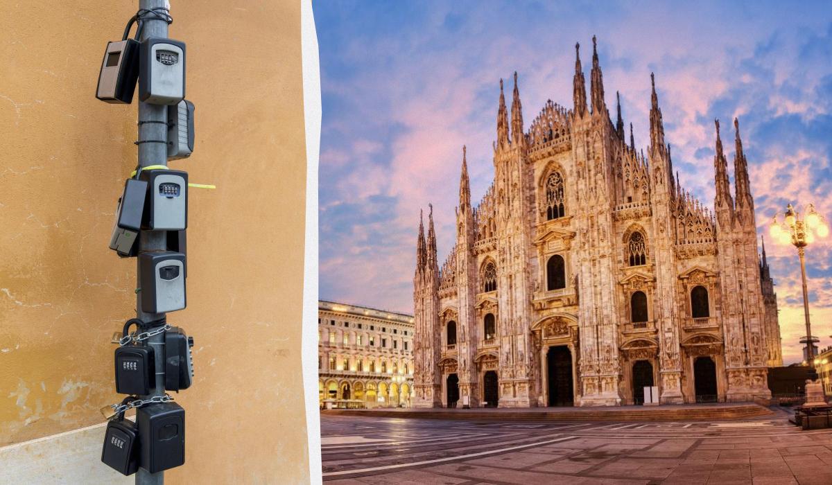 Ще одне велике місто в Італії забороняє скриньки для самозаселення туристів 1 Мілан забороняє скриньки для самозаселення в готелі / колаж ТА