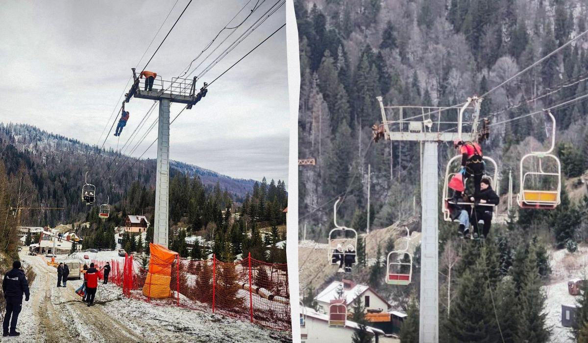 У Карпатах десятки туристів застрягли на аварійно зупиненому підйомнику, – ДСНС 1 У Карпатах десятки туристів застрягли на аварійно зупиненому підйомнику, – ДСНС