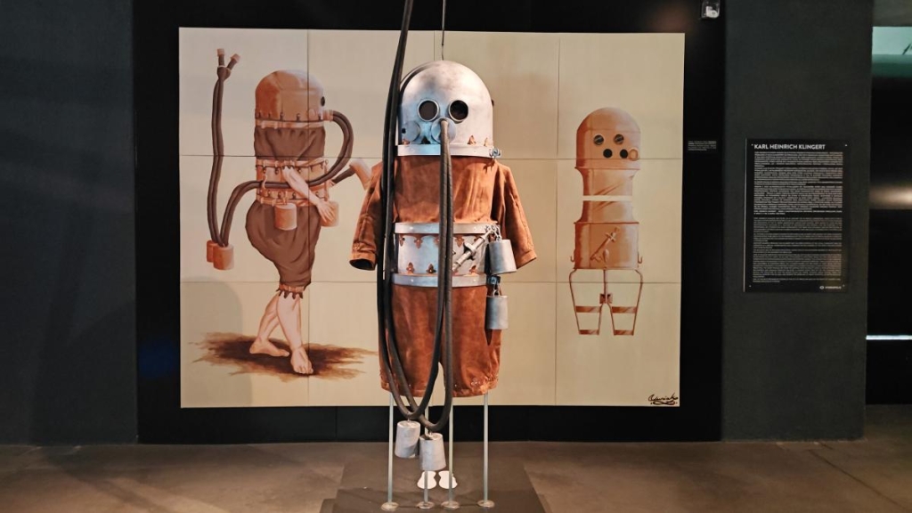 Вроцлав взимку: що подивитися і як зігрітися 48 Перший водолазний костюм в історії придумали у Вроцлаві / фото Марина Григоренко