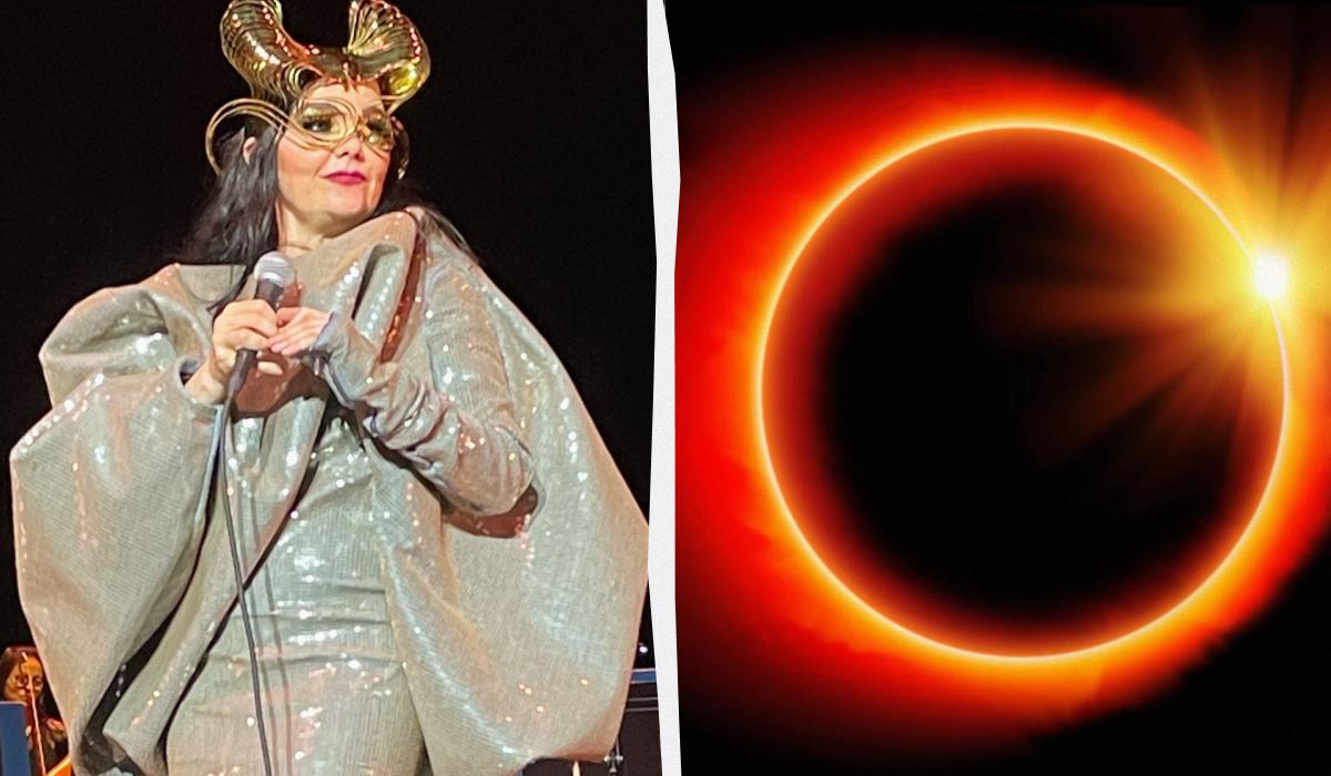 Б'єрк проведе в Ісландії "рейв" під час повного сонячного затемнення. 1 Б'єрк влаштує в Ісландії "рейв" в момент повного сонячного затемнення