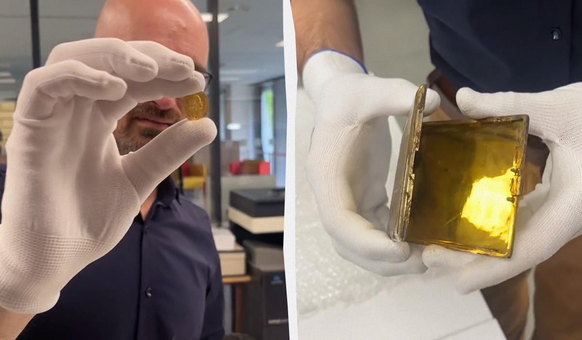 У Чехії мандрівники виявили скарб із золота під час походу в горах. 1 У Чехії туристи знайшли скриню із золотом під час прогулянки в горах